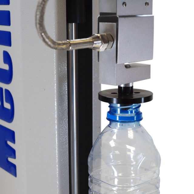 Top-load plastic bottle testing systems in factory conditions and QC lab
